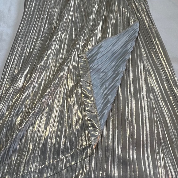 COLD WATER CREEK - GOLD DRESS SIZE 4 - Picture 5 of 7